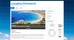 Desktop Screenshot of location-penmarch.com