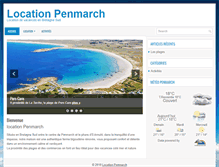 Tablet Screenshot of location-penmarch.com